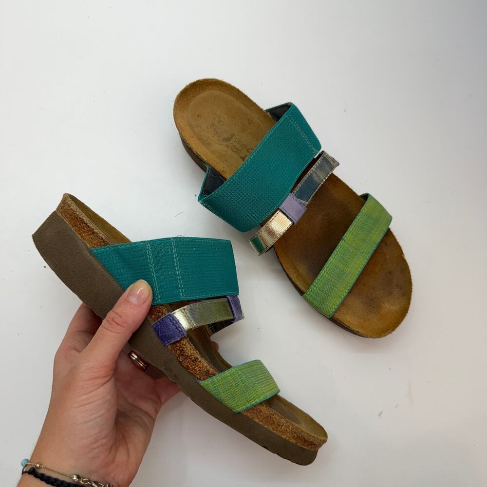 NAOT Colorful Slide Footbed Sandal 8